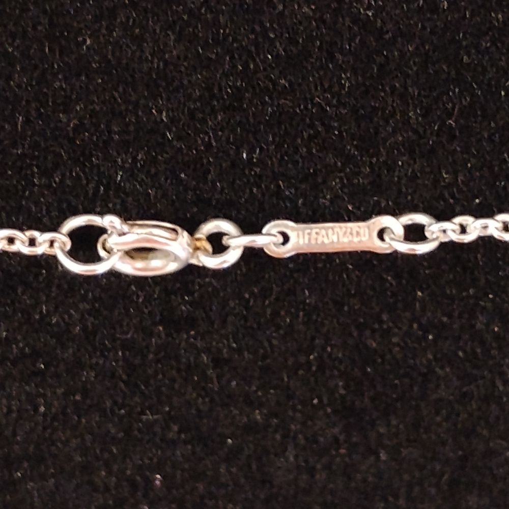 Tiffany Silver 925 Necklace - Elsa Peretti Extra Large Open Heart Pendant - Picture 8 of 10